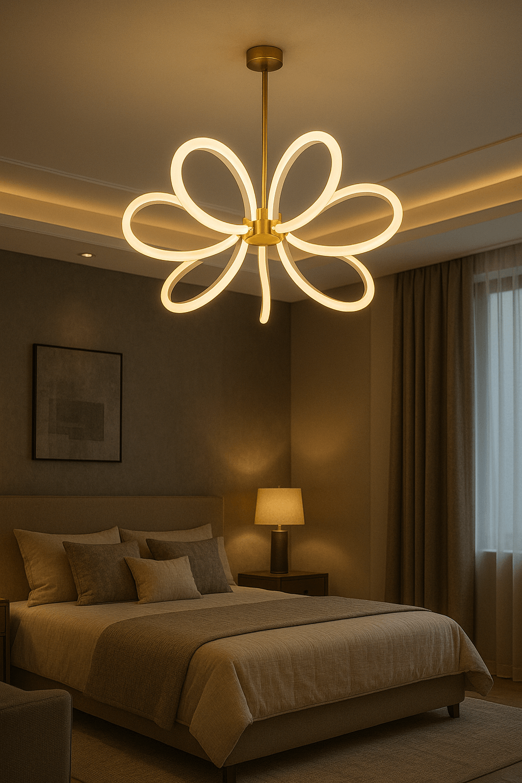 Ceiling lights — illustrative interior