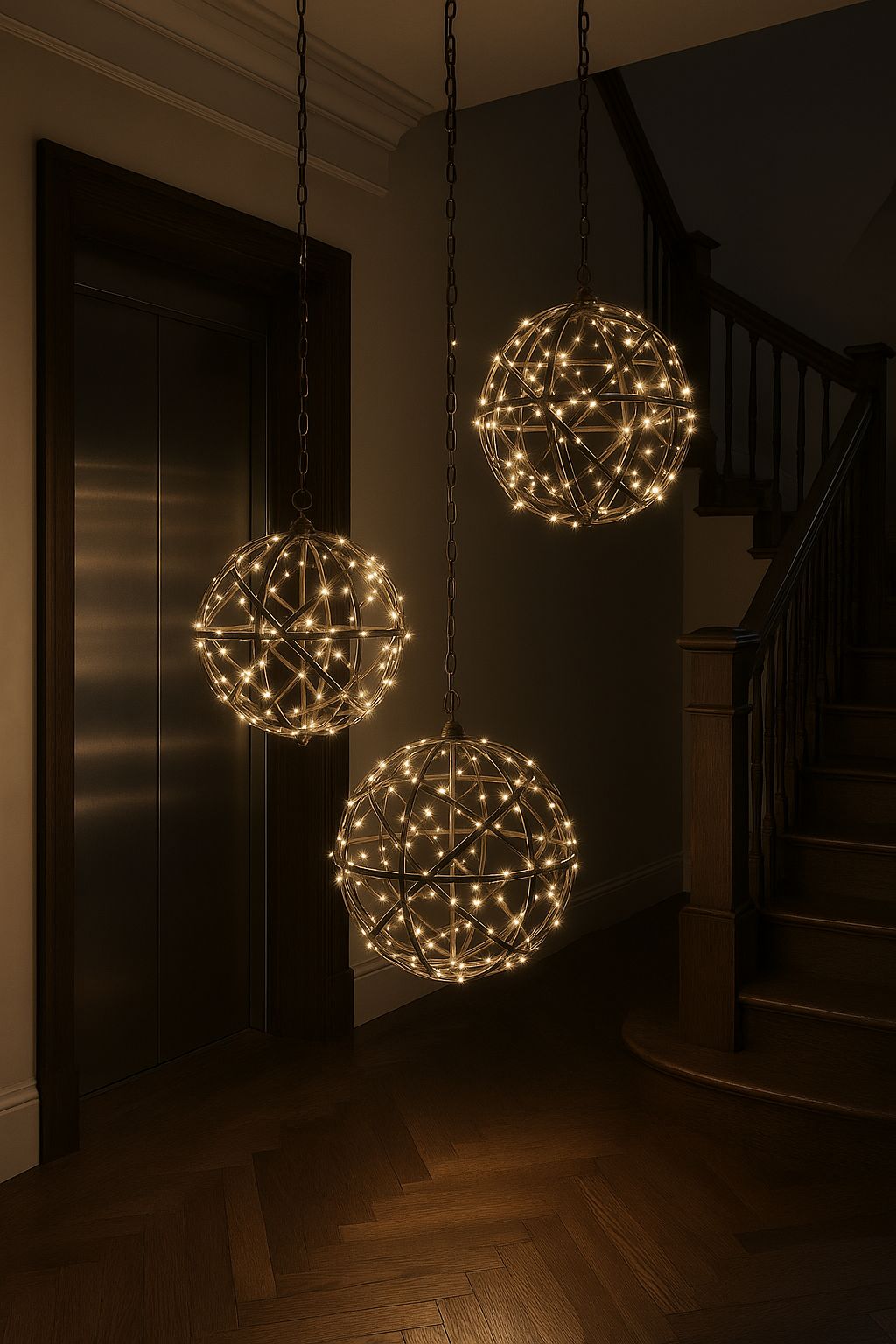 Pendant lights — illustrative interior