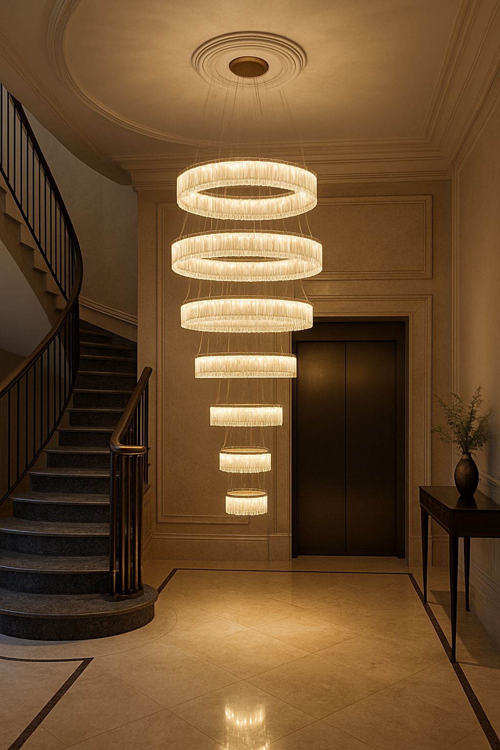 Chandeliers — illustrative interior