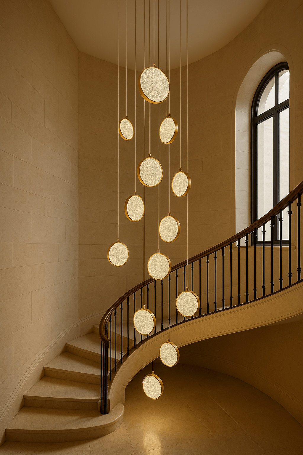 Lunaris Cascade Chandelier